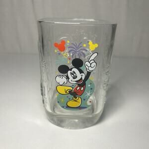 2000 McDonalds Walt Disney World Glass Cup Mickey Mouse Magic Kingdom
